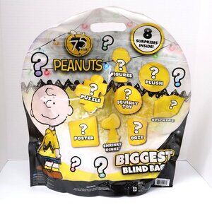 Peanuts Snoopy Biggest Blind Bag 8 Surprises 75th Anniversary New Sealed